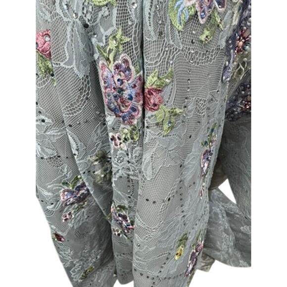 "MAMBO COUTURE" STUNNING SZ 8 Formal Dress Fairy Whimsical Angelic Runs Smalll - Picture 4 of 16